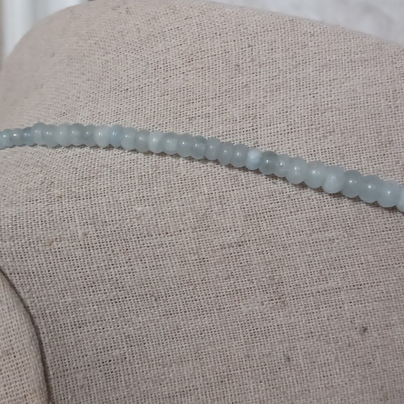 Jay King Sterling Silver Aquamarine Graduated Bead Necklace NIB - Picture 5 of 9